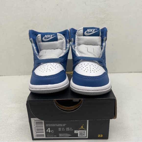 Nike Air Jordan 1 Retro High OG TD “True Blue” 2023 - Picture 2 of 4